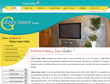 Tablet Screenshot of galaxyimpex.net